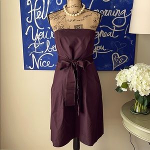 Worn ONCE — PROM / Wedding! 💄 Strapless silk Ann Taylor dress